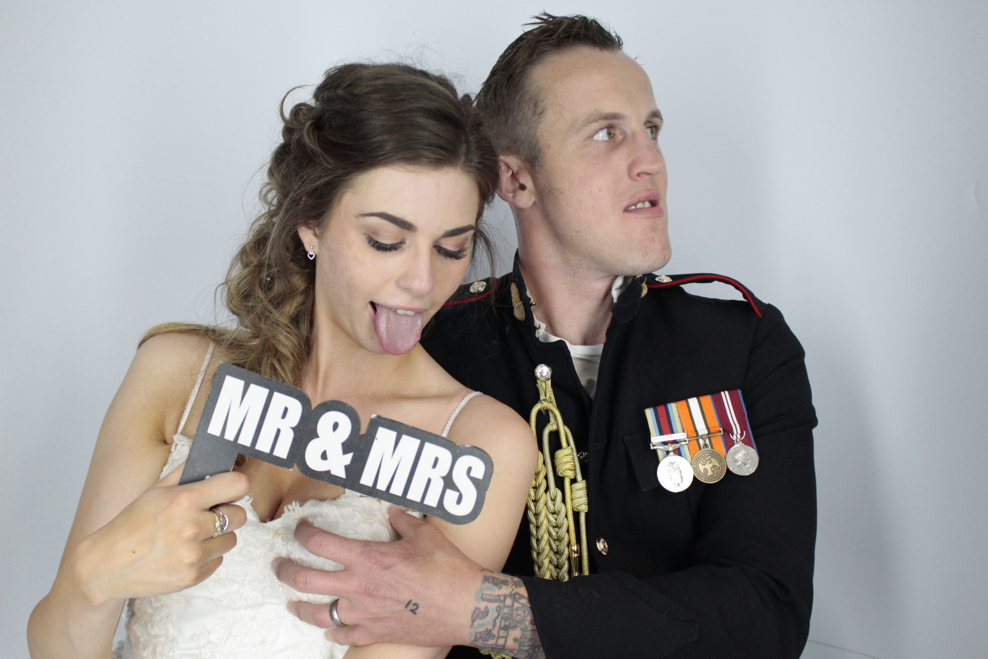 Chloe & Sam's Wedding | View more photos from the event at gallery.myphotoboothexperience.co.uk/u/MyPhotoBoothExperienceLtd/Chloe-Sams-Wedding